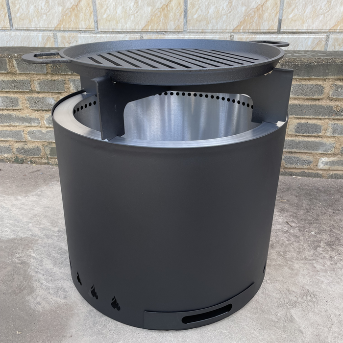 Vuurkorf en BBQ Smokeless Firepit Fuego Lujo Blackline 49Ø