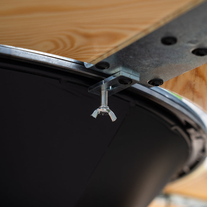 BBQ Vuurschaal Grill Big Jack Black 3.0 - Met Houten Omranding Mesa