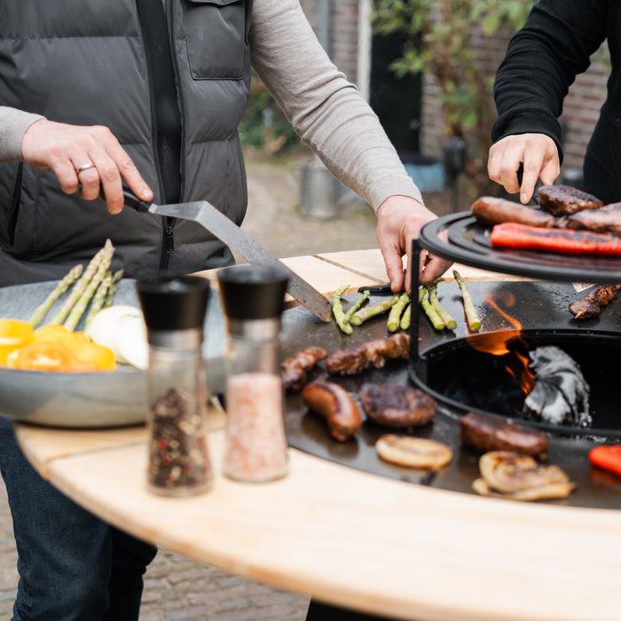 BBQ Vuurschaal Mesa Houten Omranding