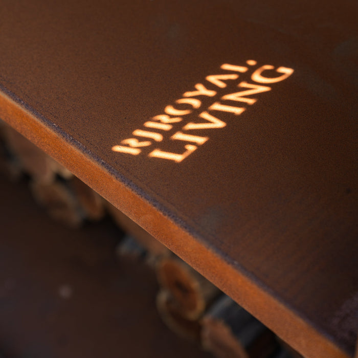 BBQ Vuurschaal Tafel - Tabla Cortar Cortenstaal - Zonder Snijplank