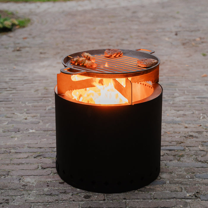 Vuurkorf en BBQ Smokeless Firepit Fuego Lujo Blackline 49Ø