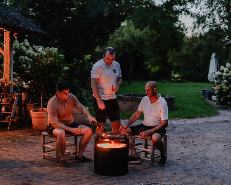Vuurkorf en BBQ Smokeless Firepit Fuego Lujo Blackline 49Ø