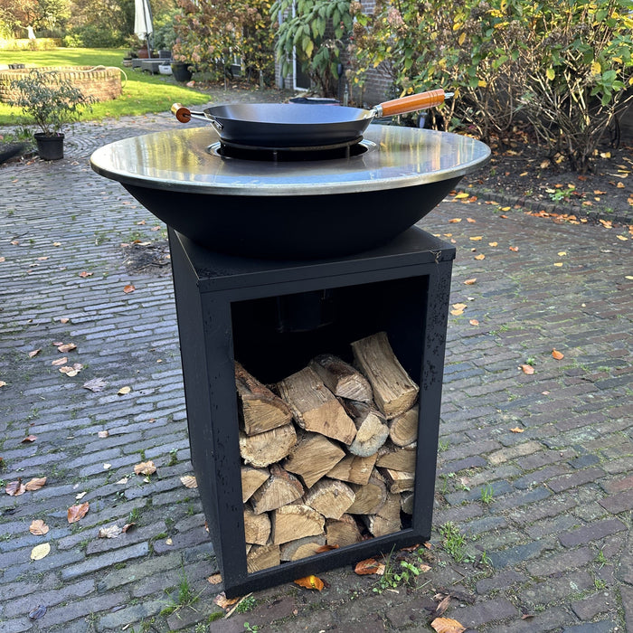 BBQ Vuurschaal Grill Amigo - Incl. Hoes en Houtopslag Ø67cm