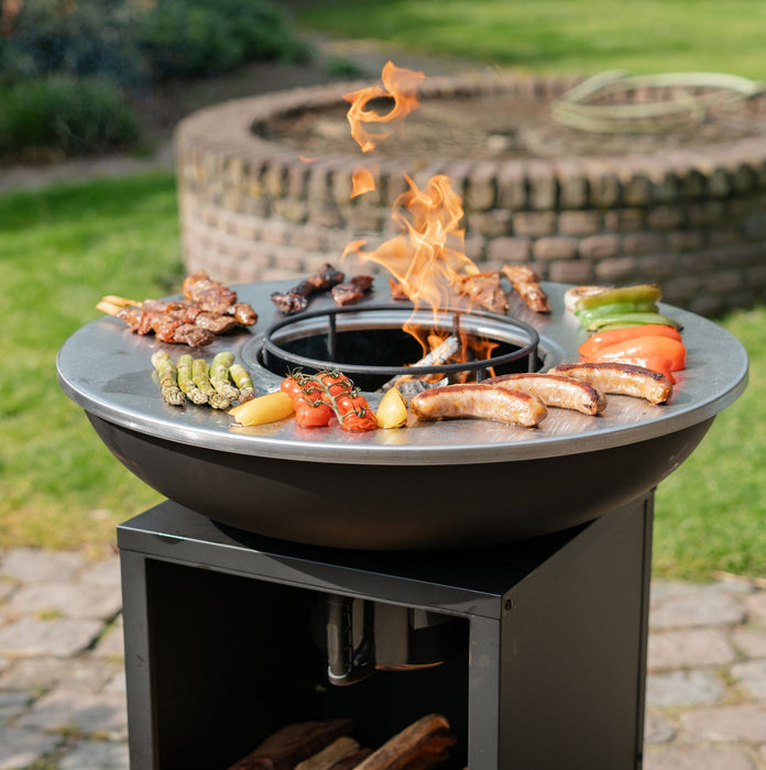 BBQ Vuurschaal Grill Amigo - Incl. Hoes en Houtopslag Ø67cm