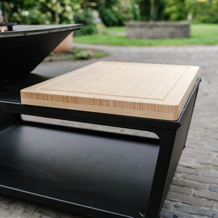 BBQ Vuurschaal Grill Compañía - Met Hoes en Houtopslag 60Ø - Met Snijplank