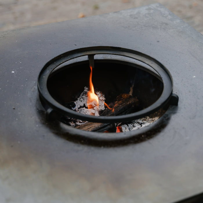 BBQ Vuurschaal Grill Compañía - Met Hoes en Houtopslag 60Ø - Zonder Snijplank