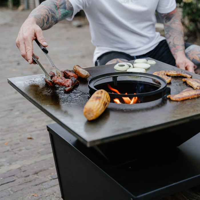 BBQ Vuurschaal Grill Compañía - Met Hoes en Houtopslag 60Ø - Zonder Snijplank