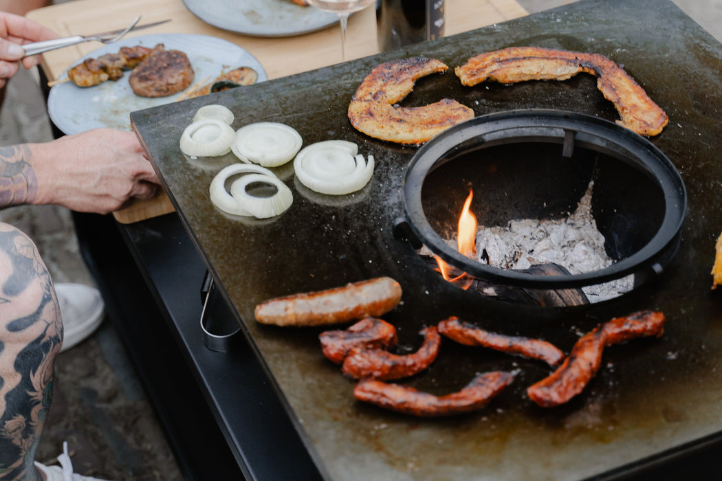 BBQ Vuurschaal Grill Compañía - Met Hoes en Houtopslag 60Ø - Zonder Snijplank