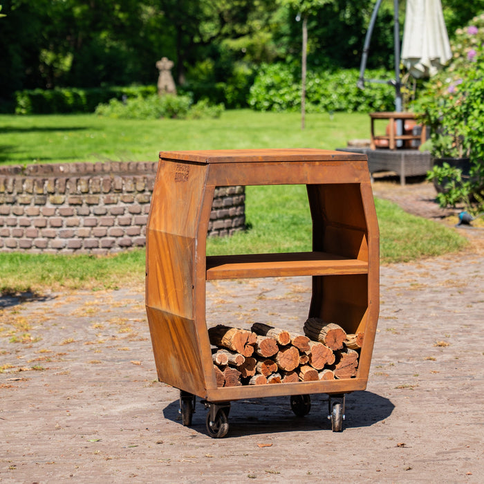 BBQ Vuurschaal Tafel - Tabla Cortar Cortenstaal - Zonder Snijplank